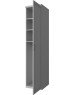 Модульная мебель АНРЭКС VALENCIA Шкаф 1DG. Цвет СЕРЫЙ (3 уп.)
