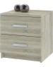 Комод НК-МЕБЕЛЬ ЛОФТ комод 420 с 2-мя ящиками Дуб Сонома 72230008 (1 кор.)