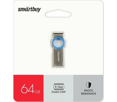 USB-флеш SMARTBUY (SB064GBMC2) UFD 2.0 064GB MC2 Metal Blue