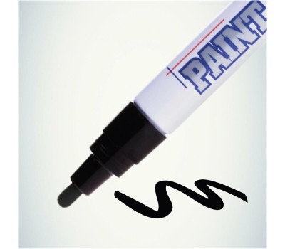 Маркер MUNHWA (08-7605) Маркер-краска 4мм, нитрооснова, белый