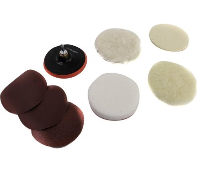 ЗУБР Набор кругов 3591-125-H7 d=125мм (шлифовальные машины/дрели) (упак.:7шт)