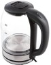 GOODHELPER Чайник электрический KG-18B11, 1500Вт, прозрачный и черный