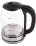 GOODHELPER Чайник электрический KG-18B11, 1500Вт, прозрачный и черный