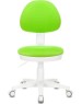 БЮРОКРАТ Кресло детское KD-3 салатовый TW-18 крестов. пластик белый