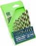 Набор сверл СИБРТЕХ Набор сверл по металлу, 2-8 мм, (через 0.5 мм) HSS 13 шт, пластиковая коробка, цилиндрический хвостовик 723877
