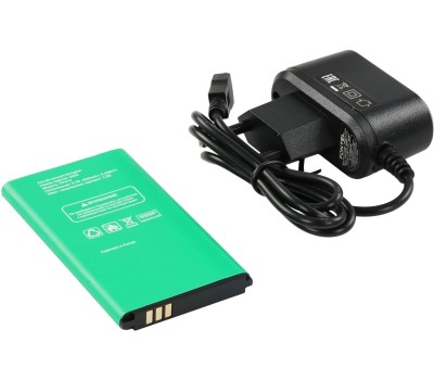 Телефон мобильный FONTEL FP210 черный-зеленый