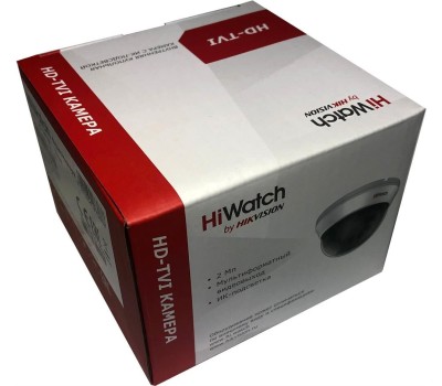Камера видеонаблюдения HIWATCH Камера видеонаблюдения аналоговая DS-T201(B) (2.8 mm), 1920х1080 pix, 2.8 мм, белый