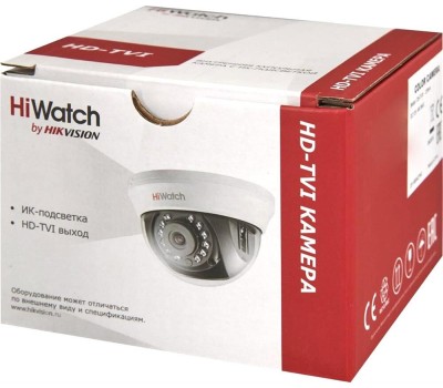 Камера видеонаблюдения HIWATCH Камера видеонаблюдения аналоговая DS-T201(B) (2.8 mm), 1920х1080 pix, 2.8 мм, белый