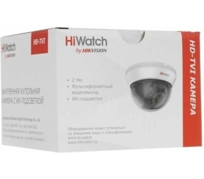 Камера видеонаблюдения HIWATCH Камера видеонаблюдения аналоговая DS-T201(B) (2.8 mm), 1920х1080 pix, 2.8 мм, белый