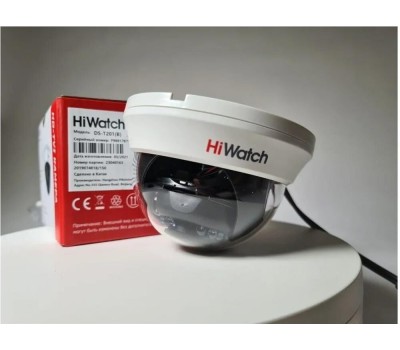 Камера видеонаблюдения HIWATCH Камера видеонаблюдения аналоговая DS-T201(B) (2.8 mm), 1920х1080 pix, 2.8 мм, белый