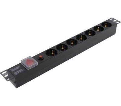 Exegate EX280837RUS Блок розеток ExeGate ServerPro PDU-19H702 Al-7S-C14-SW-O, 19