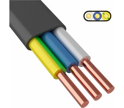 ККЗ Кабель ВВГ-Пнг(А)-LS 3x10мм², ГОСТ бухта 100 м