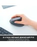 LOGITECH Мышь беспроводная MX Vertical, Bluetooth/Радио, вертикальная, оптическая, USB, 4000dpi, черный и серебристый [910-005449]