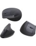 LOGITECH Мышь беспроводная MX Vertical, Bluetooth/Радио, вертикальная, оптическая, USB, 4000dpi, черный и серебристый [910-005449]