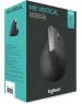 LOGITECH Мышь беспроводная MX Vertical, Bluetooth/Радио, вертикальная, оптическая, USB, 4000dpi, черный и серебристый [910-005449]