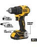 DEWALT Дрель-шуруповерт DCD708N-XJ Без АКБ и ЗУ аккум. патрон:быстрозажимной (DCD708N-XJ)