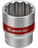 Набор головок MATRIX Набор торцевых головок, 3/8