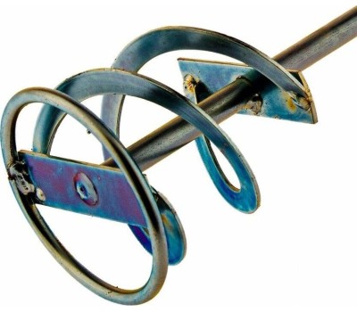 Миксер строительный DENZEL Миксер для красок и штукатурных смесей, 80 х 400 мм, оцинкованный, хвостовик SDS Plus 848827