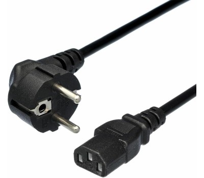 NONAME Кабель 15518, IEC C13 - Евровилка, 0,75, 3м, черный
