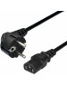 NONAME Кабель 15518, IEC C13 - Евровилка, 0,75, 3м, черный