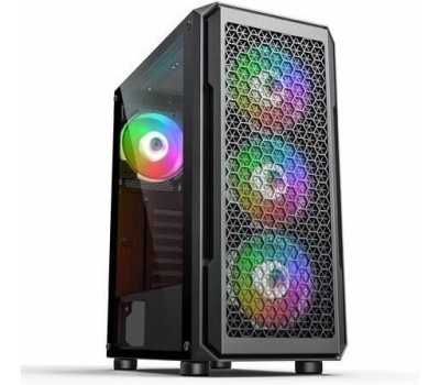 Корпус для ПК ACCORD Корпус ATX 3338, Midi-Tower, без БП, черный [acc-3338]