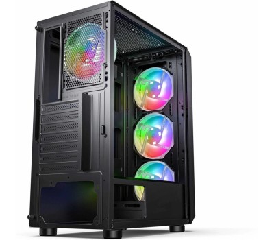 Корпус для ПК ACCORD Корпус ATX 3338, Midi-Tower, без БП, черный [acc-3338]