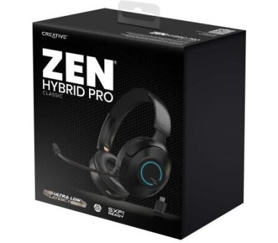 CREATIVE Наушники Zen Hybrid Pro CLASSIC, Bluetooth, мониторные, черный [51ef1040aa001]