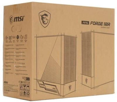 MSI Корпус ATX MAG Forge 112R, Midi-Tower, без БП, черный [306-7g16x23-809]
