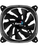 AEROCOOL Вентилятор Astro 12 120мм, 6-pin, 1000об/мин, 17.5 дБ, ARGB, черный, Ret [astro 12 argb]