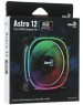 AEROCOOL Вентилятор Astro 12 120мм, 6-pin, 1000об/мин, 17.5 дБ, ARGB, черный, Ret [astro 12 argb]
