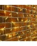 NEON-NIGHT Гирлянда светодиодная Занавес 2х9м 1200 LED ТЕПЛЫЙ БЕЛЫЙ прозрачный ПВХ IP65 эффект мерцания соединяется 230В нужен блок 303-500-1