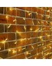 NEON-NIGHT Гирлянда светодиодная Занавес 2х9м 1200 LED ТЕПЛЫЙ БЕЛЫЙ прозрачный ПВХ IP65 эффект мерцания соединяется 230В нужен блок 303-500-1