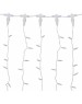 NEON-NIGHT Гирлянда светодиодная Занавес 2х9м 1200 LED ТЕПЛЫЙ БЕЛЫЙ прозрачный ПВХ IP65 эффект мерцания соединяется 230В нужен блок 303-500-1