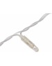 NEON-NIGHT Гирлянда светодиодная Занавес 2х9м 1200 LED ТЕПЛЫЙ БЕЛЫЙ прозрачный ПВХ IP65 эффект мерцания соединяется 230В нужен блок 303-500-1