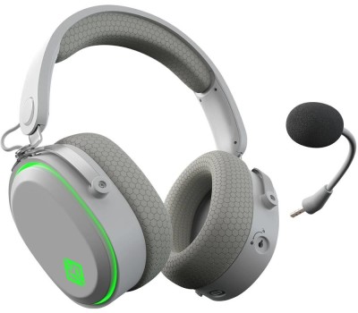 GMNG Гарнитура игровая GG-HS405W, для компьютера и игровых консолей, мониторные, Bluetooth/радио/3,5 мм, белый [1899880]