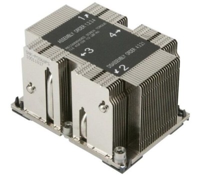 ALSEYE Пассивный кулер AS3647-P4HCAL2U-JYR81 3647 Narrow 2U, TDP 205W, 108*78*64mm {30} (672682)