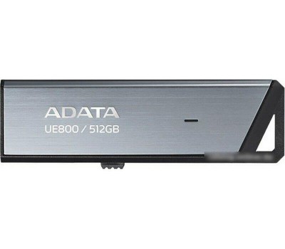 USB накопитель ADATA USB накопитель Elite UE800 AELI-UE800-512G-CSG 512GB OTG USB 3.2 Gen2, USB Type-C, Grey, Retail