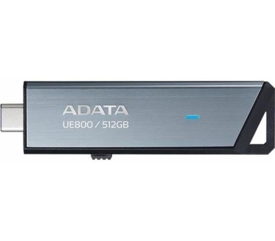 USB накопитель ADATA USB накопитель Elite UE800 AELI-UE800-512G-CSG 512GB OTG USB 3.2 Gen2, USB Type-C, Grey, Retail