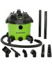 GREENWORKS Строительный пылесос G120WDV 1300Вт (уборка: сухая/сбор воды) зеленый