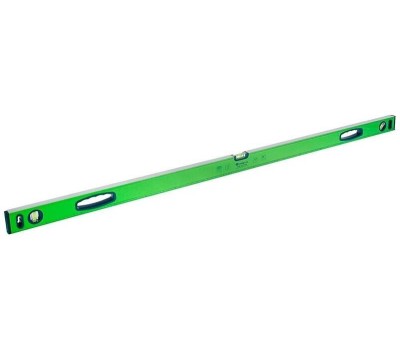 Уровень СИБРТЕХ Уровень алюминиевый УСМ-0,5-1500, фрезерованный, 3 глазка, магнитный, рукоятки, 1500 мм 34119