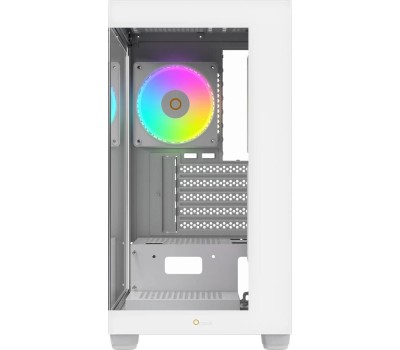 Корпус OCYPUS Корпус для ПК Case Gamma C52 WH ARGB mATX / win / white / 3 ARGB fans / no PSU / Tempered Glass