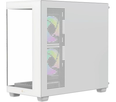 Корпус OCYPUS Корпус для ПК Case Gamma C52 WH ARGB mATX / win / white / 3 ARGB fans / no PSU / Tempered Glass