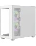 Корпус OCYPUS Корпус для ПК Case Gamma C52 WH ARGB mATX / win / white / 3 ARGB fans / no PSU / Tempered Glass
