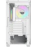 Корпус OCYPUS Корпус для ПК Case Gamma C52 WH ARGB mATX / win / white / 3 ARGB fans / no PSU / Tempered Glass