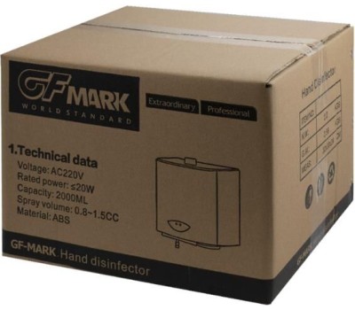 GFmark - Дозатор сенсорный, ДЕЗИНФЕКЦИЯ, белый, пластик АБС, 2000 мл 6342