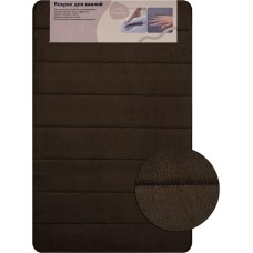 Коврик для ванной САНАКС 00432 Коврик в ванную ПАМЯТЬ с эффектом восстановления одинарный коричневый 50 х 80 см