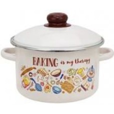 Кастрюля ЭМАЛЬ 33-Б1614/4М эмал цил Выпечка 4,0л мет/об