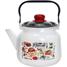 Чайник ЭМАЛЬ 01-2713/6М Мексика эмал 3,5л