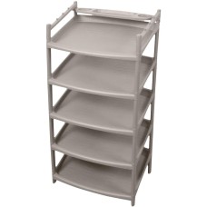Этажерка HOMVER Рамбай для обуви 5 полок, 505х410х995мм (серый) 221307435/04
