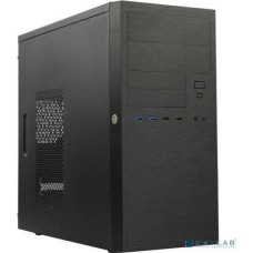 POWERMAN ES555BK PM-450ATX U3*2+TypeC*2+2*combo Audio; intrusion switch; power button lock; Extra 2xHDD cage; plastic screwless parts [6188250]